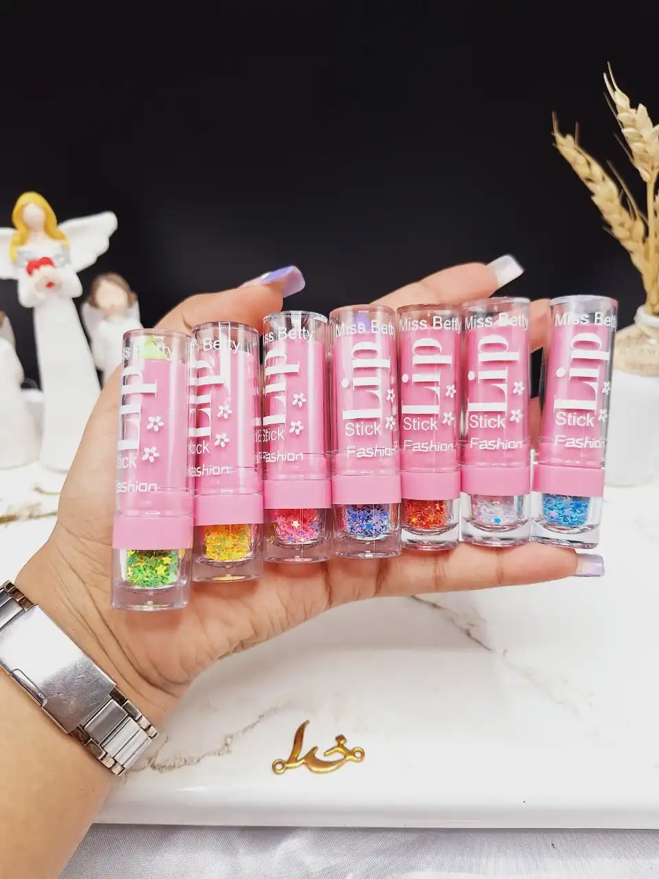 بالم لب فانتزی رنگارنگ میس بتی Miss Betty کد 77113