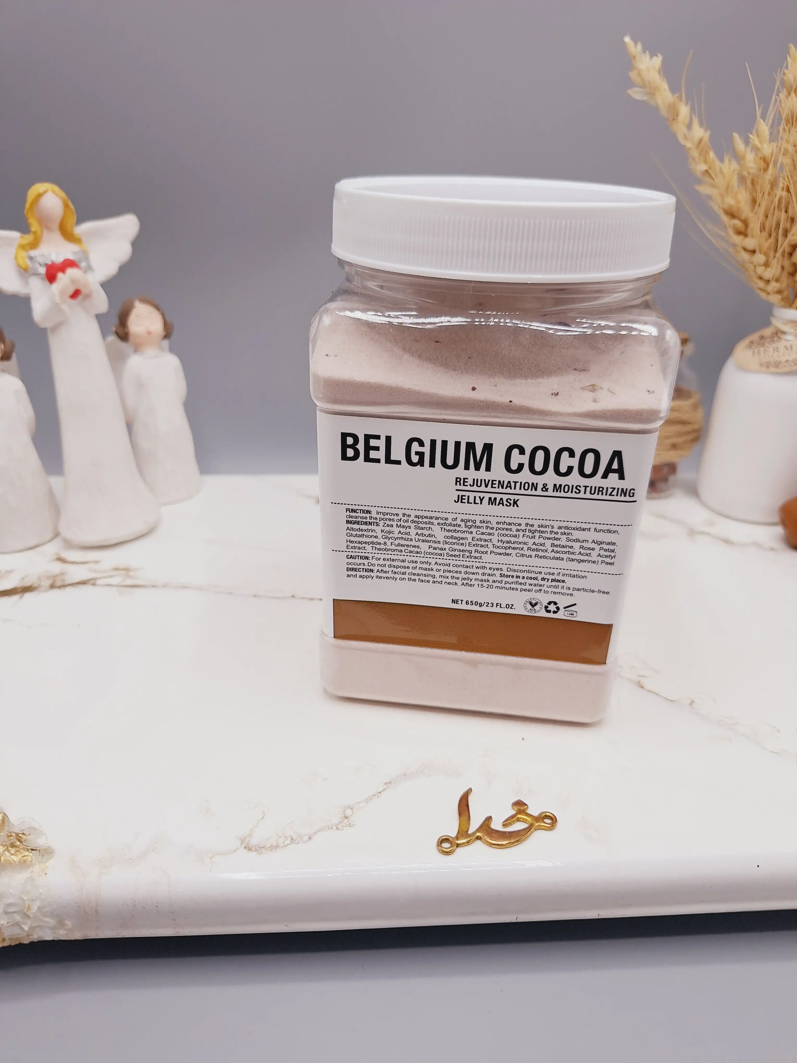 ماسک هیدروژلی کاکائو 650 گرمی BELGIUM COCOA ساخت چین