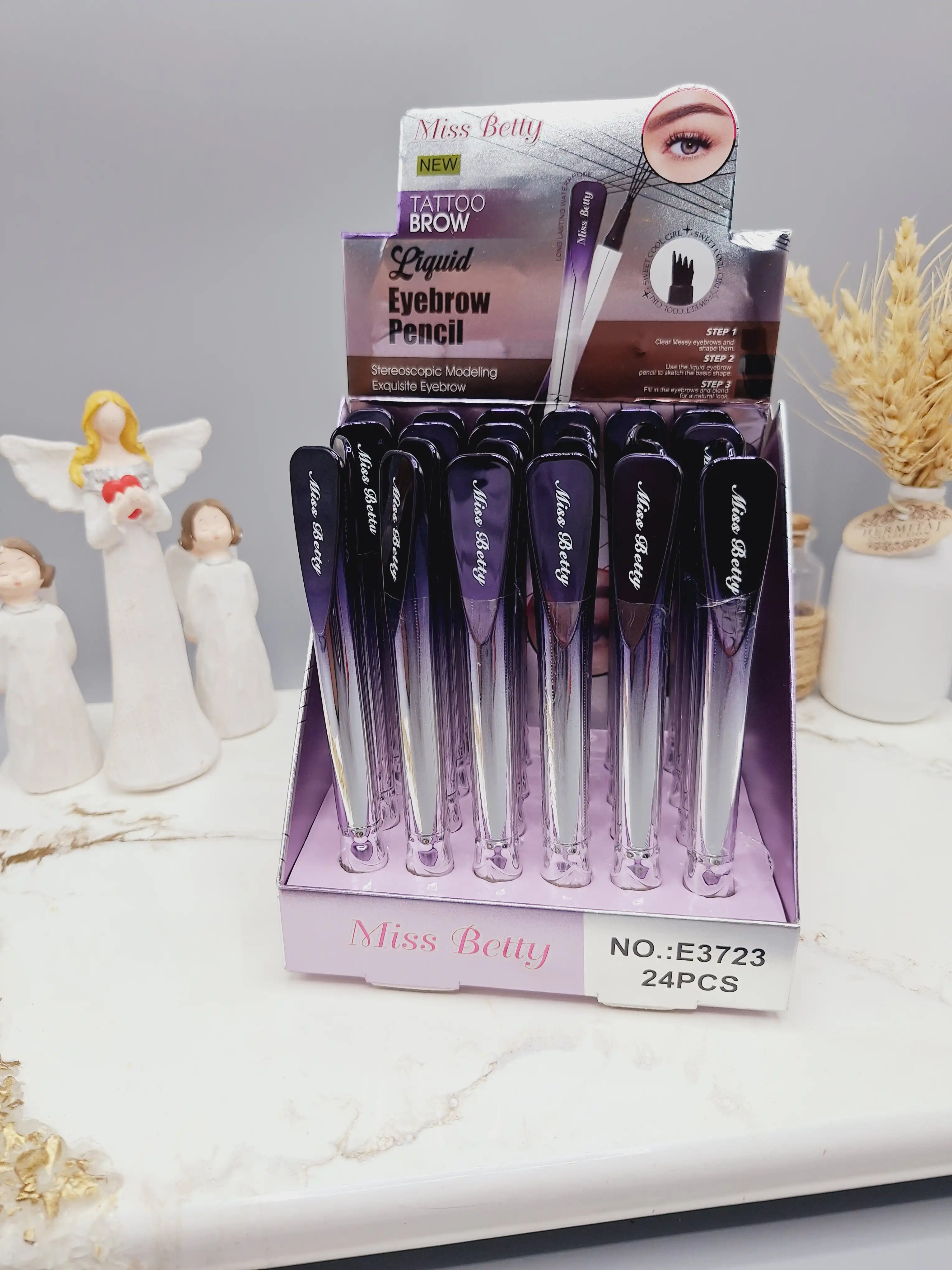 هاشور ابرو 24 ساعته و 4 خطه با کیفیت Miss Betty کد E3723
