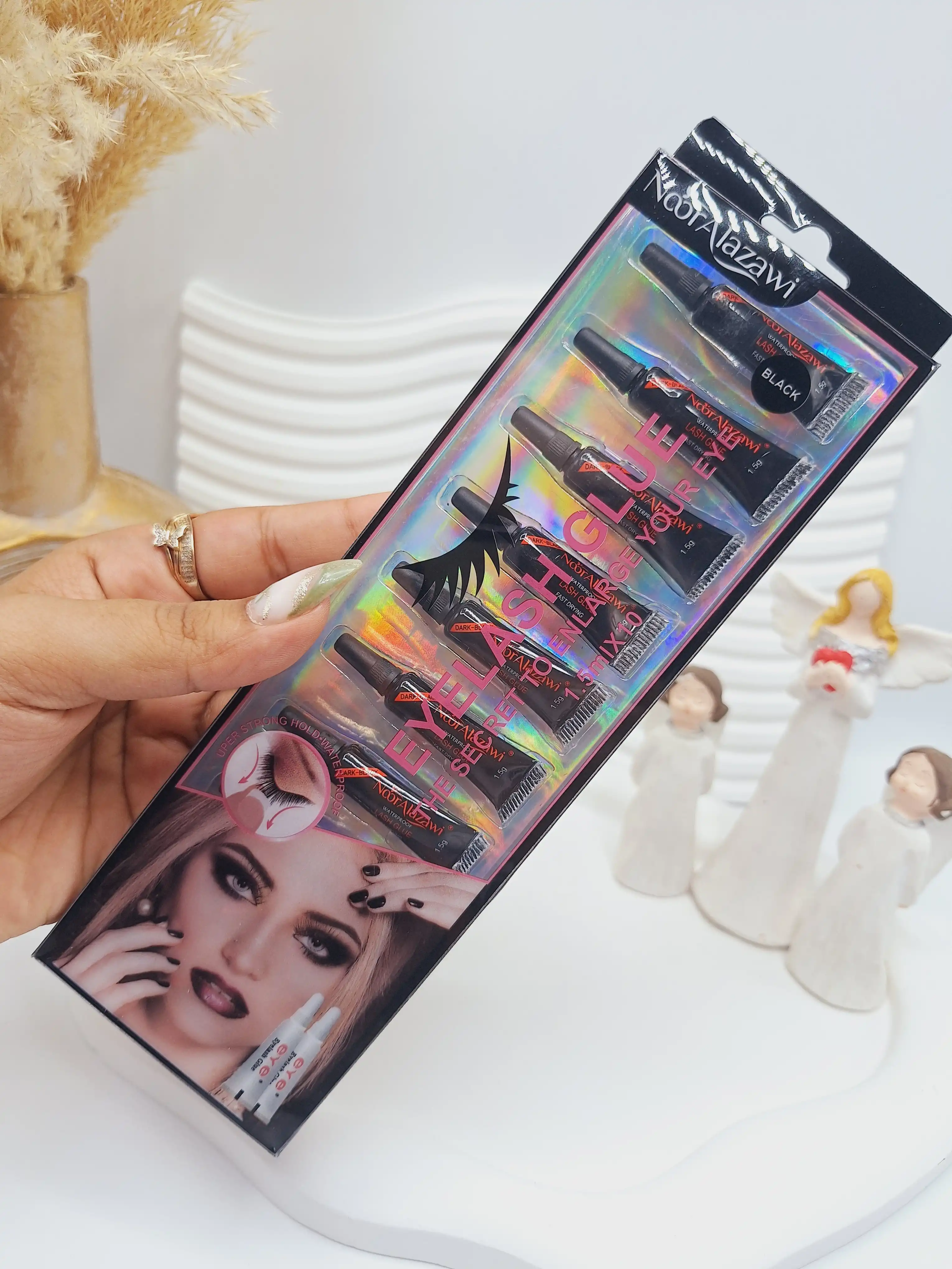 چسب مژه تکی برند Noor Alazawi حجم 1.5 گرم کد BX-3586 (کارتن مستطیل)