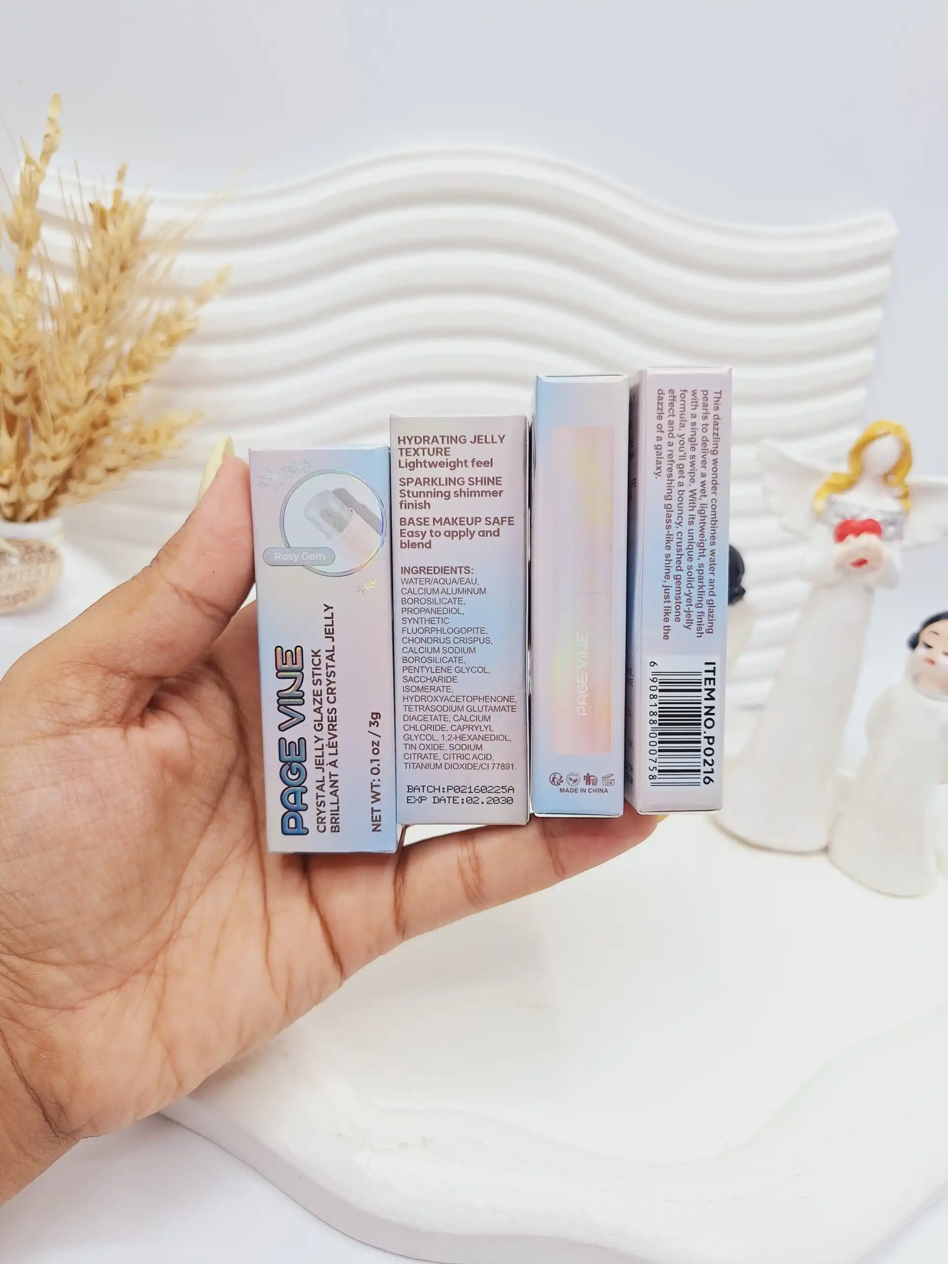 سایه چشم ترند استیکی کریستالی ژله ای کد 0216
